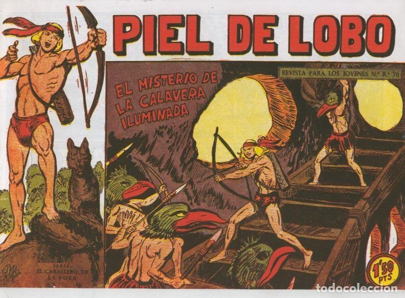 Comics : Piel de Lobo facsimil numero 65: El misterio de la calavera iluminada - Varios