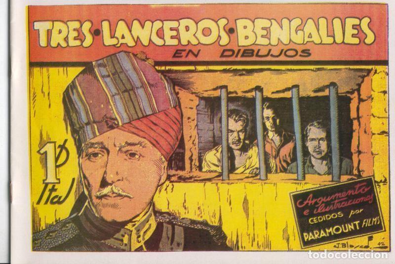 C&oacute;mics: Facsimil: Tres lanceros Bengalies - Varios - Foto 1