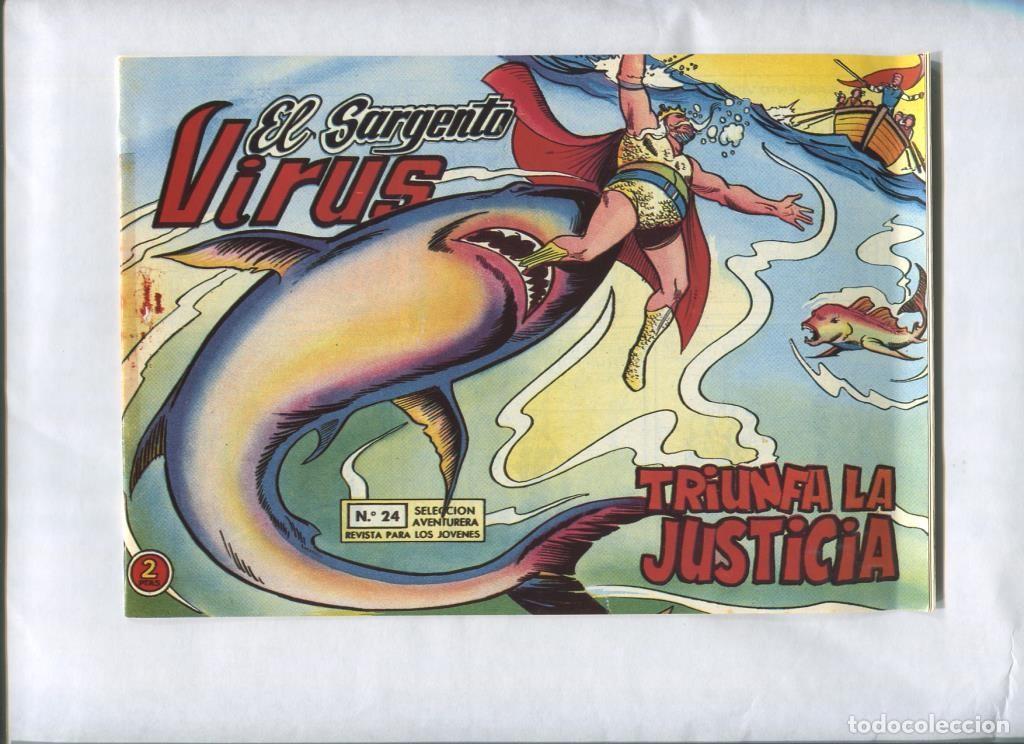 Comics: Facsimil: El Sargento Virus numero 24: triunfa la justicia - Iba&ntilde;ez
