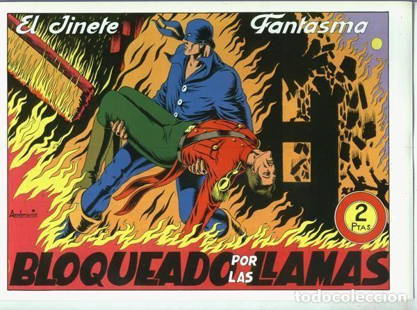 Comics: El Jinete Fantasma facsimil numero 031: Bloqueado por las llamas - Ambros