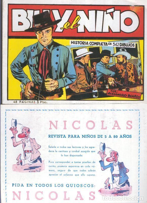 C&oacute;mics: Billy el Ni&ntilde;o, facsimil - Alejandro Blasco - Foto 1