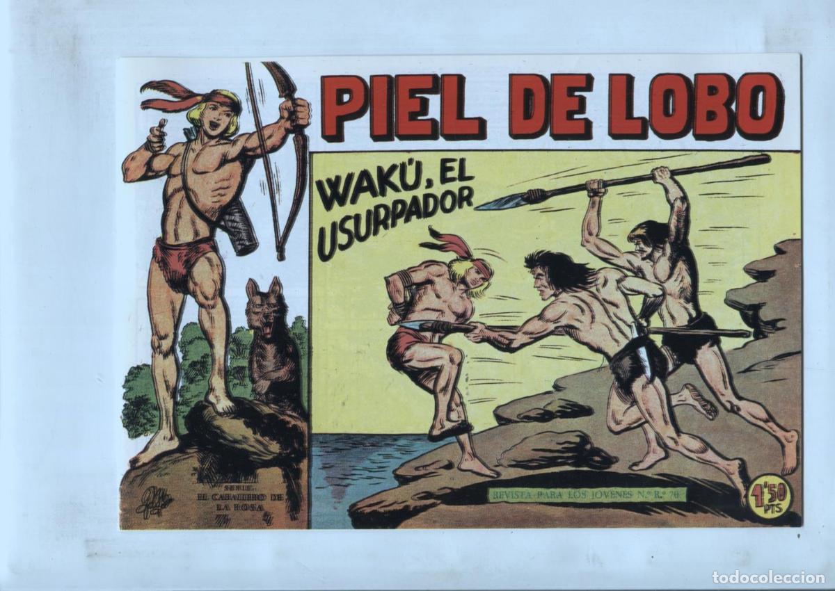Comics: Facsimil: Piel de Lobo numero 40: Waku, el usurpador - Manuel Gago