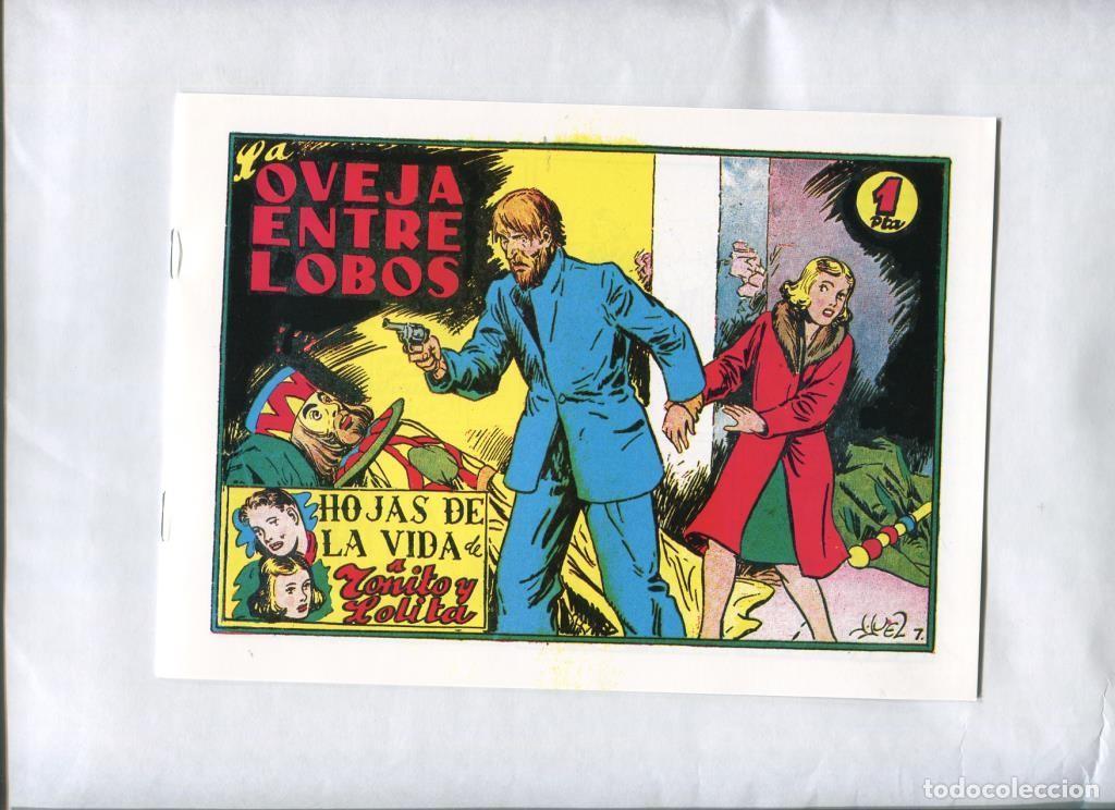C&oacute;mics: Facsimil: Hojas de la Vida de To&ntilde;ito y Lolita numero 07: La oveja entre lobos - Jaime Juez