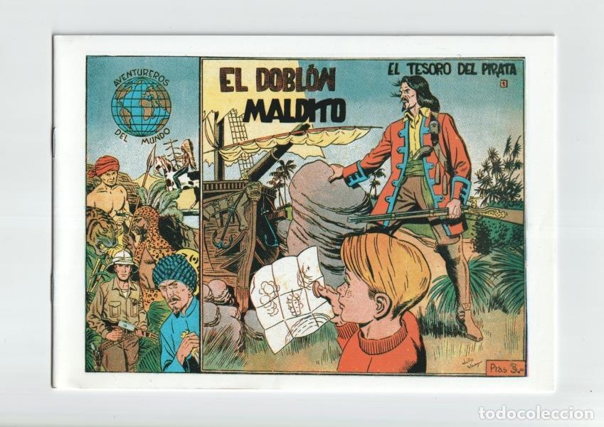 Fumetti: Facsimil: Aventureros del Mundo numero 1: El Tesoro del pirata: el doblon maldito - Julio Vivas