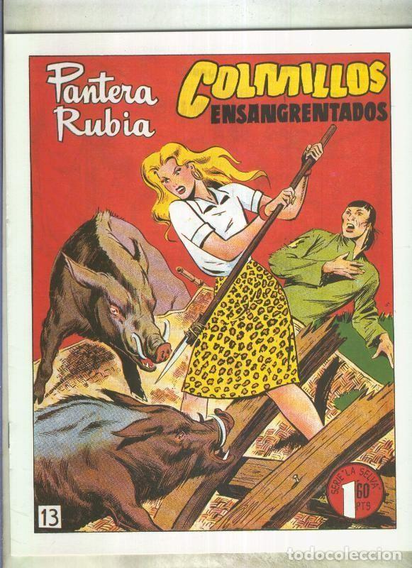 C&oacute;mics: Facsimil: Pantera Rubia: Colmillos ensangrentados - Varios - Foto 1