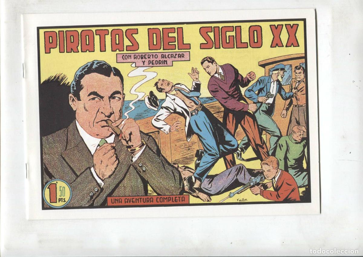 Fumetti: Facsimil: Roberto Alcazar y Pedrin numero 216: Piratas del siglo XX - Varios