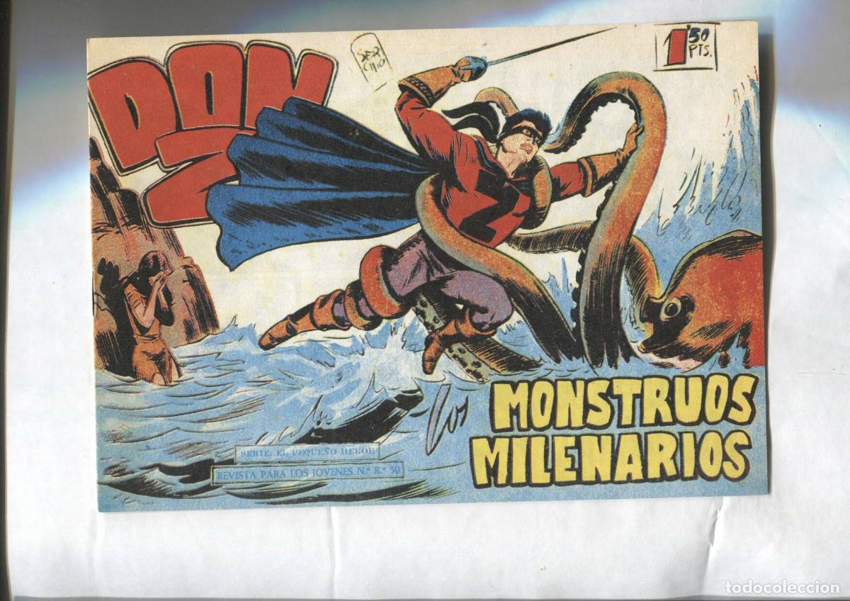 C&oacute;mics: Don Z, facsimil numero 28: Los monstruos milenarios - Varios - Foto 1