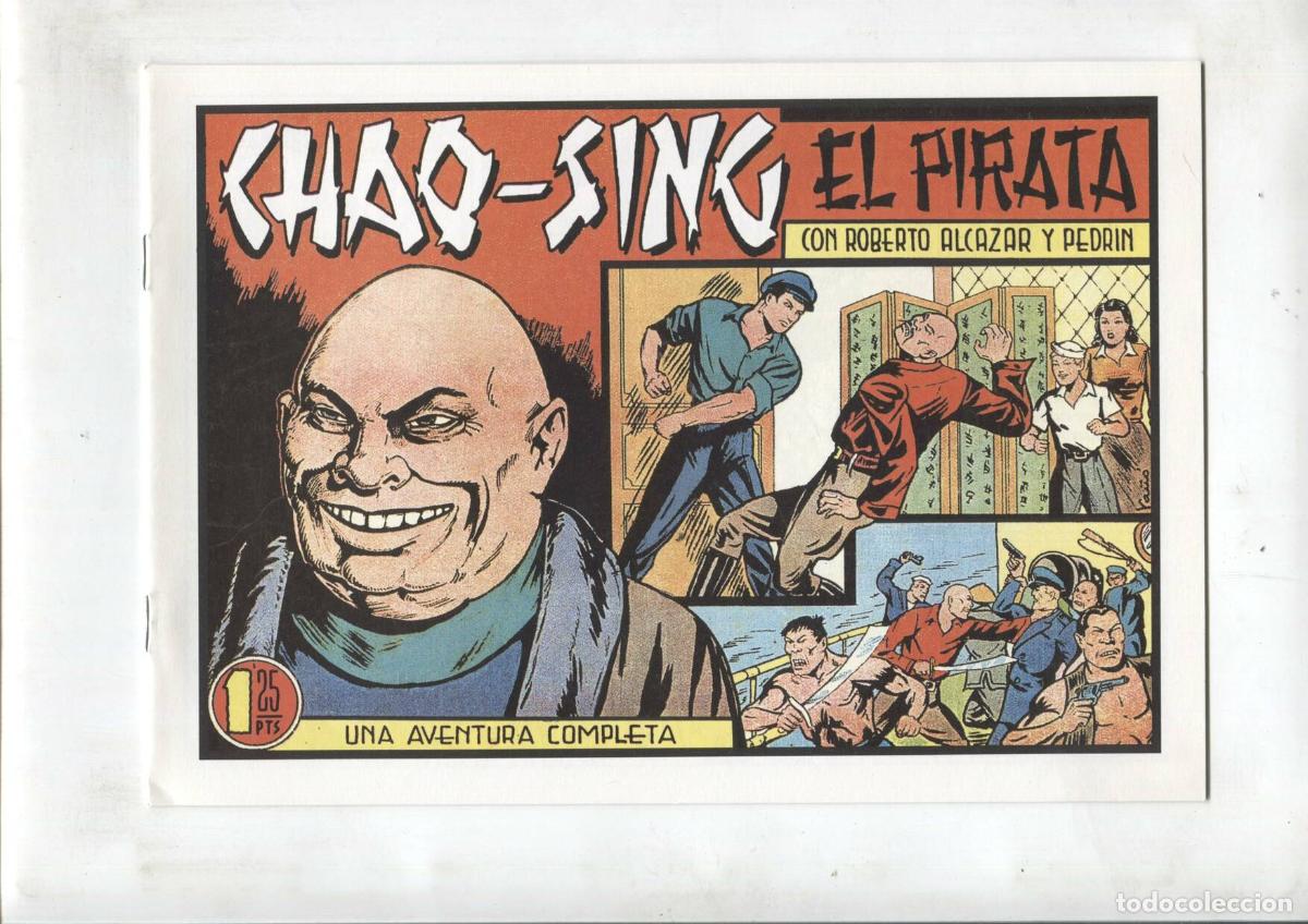 Comics: Facsimil: Roberto Alcazar y Pedrin numero 204: chao sing el pirata - Varios