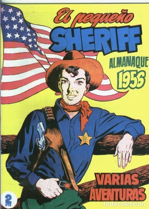 Comics: Facsimil: El Peque&ntilde;o Sheriff almanaque para 1956: Kit siempre llega a tiempo - Zuffi