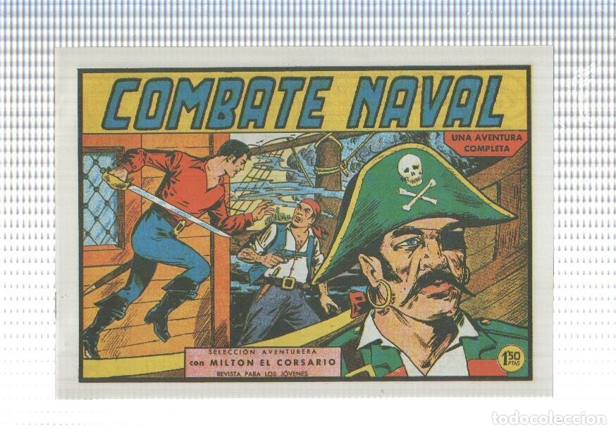 C&oacute;mics: Facsimil: Milton el Corsario numero 068: Combate naval - Va&ntilde;o - Foto 1