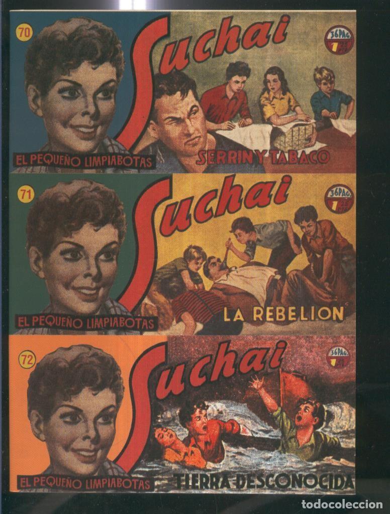 C&oacute;mics: Facsimil: Suchai 3 en 1 numero 070/072: Serrin y tabaco-La rebelion-Tierra desconocida - Paludetti