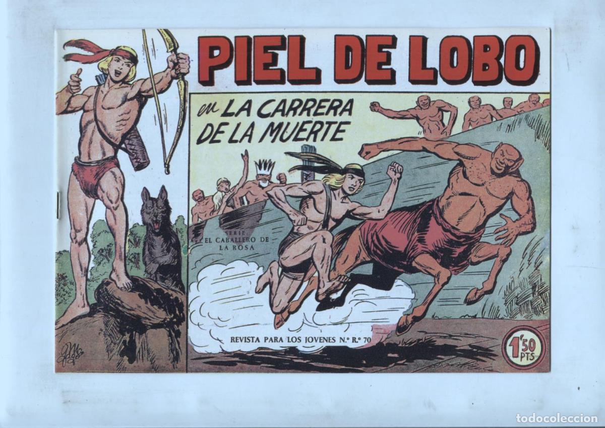 C&oacute;mics: Facsimil: Piel de Lobo numero 06: la carrera de la muerte - Manuel Gago