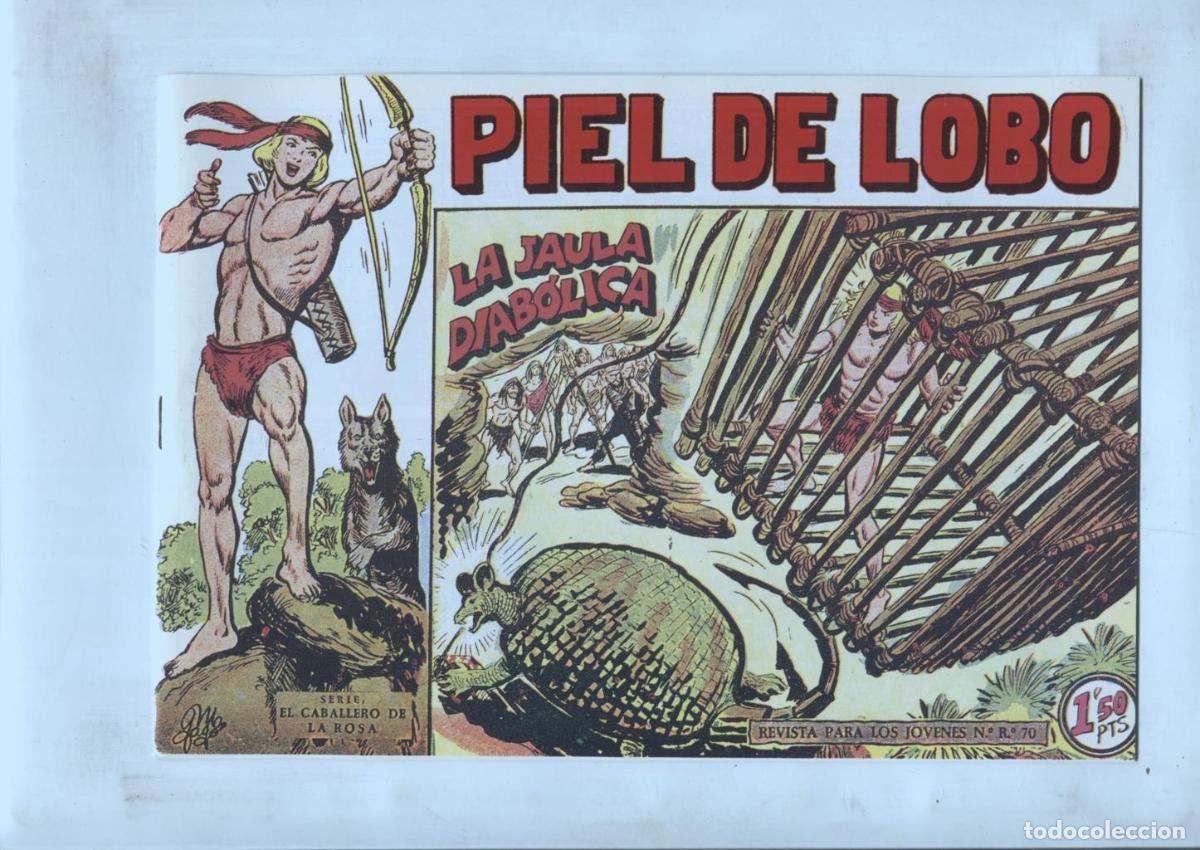 C&oacute;mics: Facsimil: Piel de Lobo numero 21: La jaula diabolica - Manuel Gago