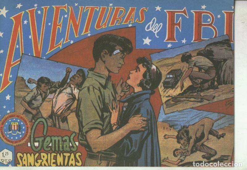 C&oacute;mics: Aventuras del FBI facsimil numero 054: Gemas sangrientas - Luis Bermejo-Lopez Blanco