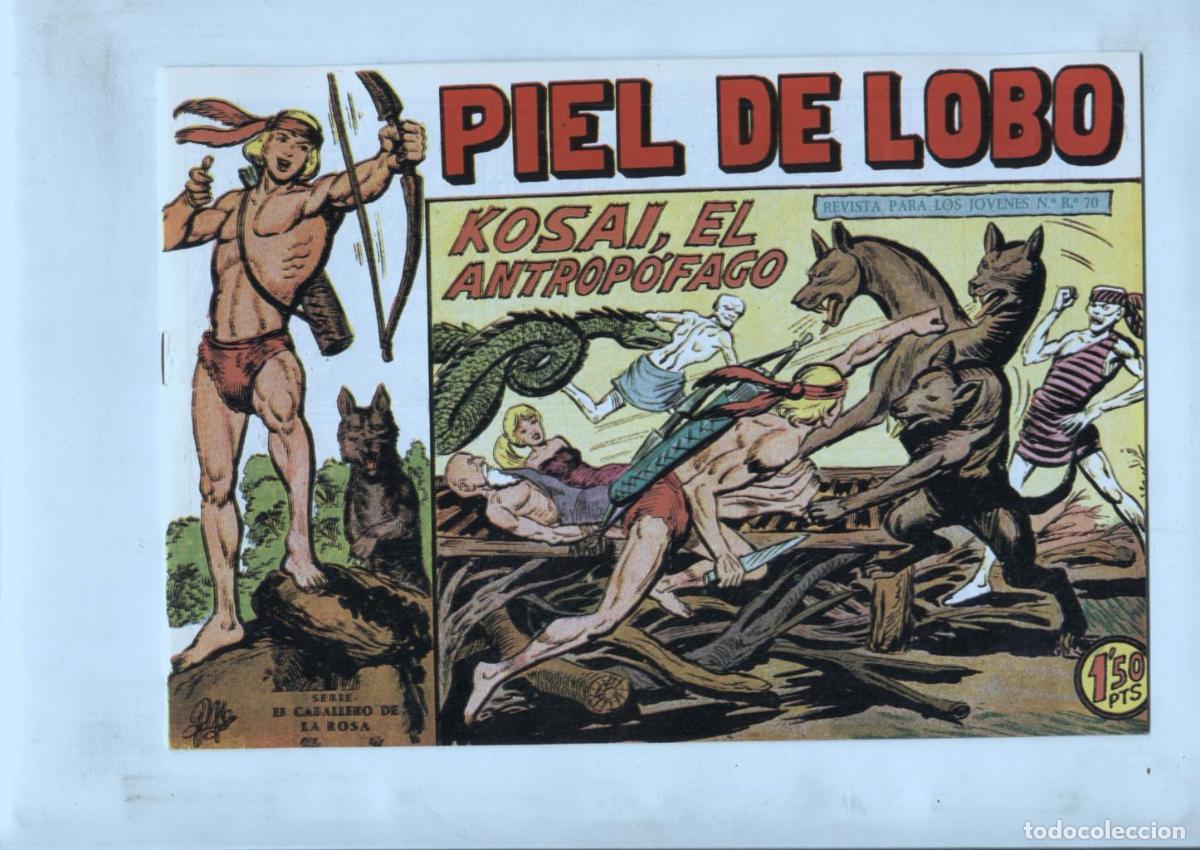 C&oacute;mics: Facsimil: Piel de Lobo numero 37: Kosai el antropofago - Manuel Gago