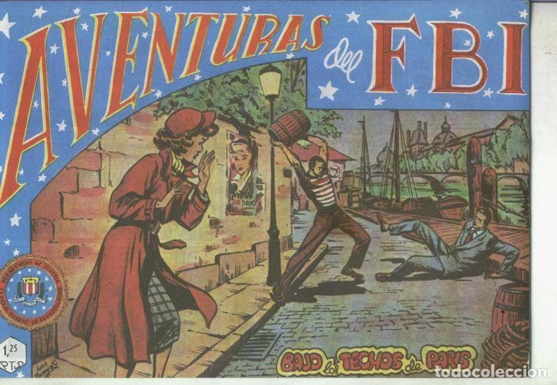 C&oacute;mics: Aventuras del FBI facsimil numero 048: Bajo los techos de Paris - Luis Bermejo-Lopez Blanco