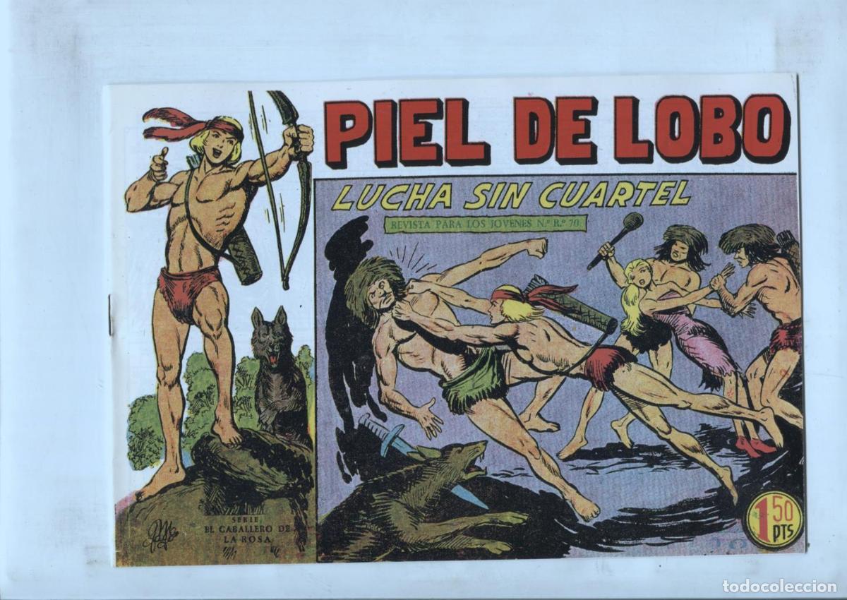 C&oacute;mics: Facsimil: Piel de Lobo numero 53: Lucha sin cuartel - Manuel Gago