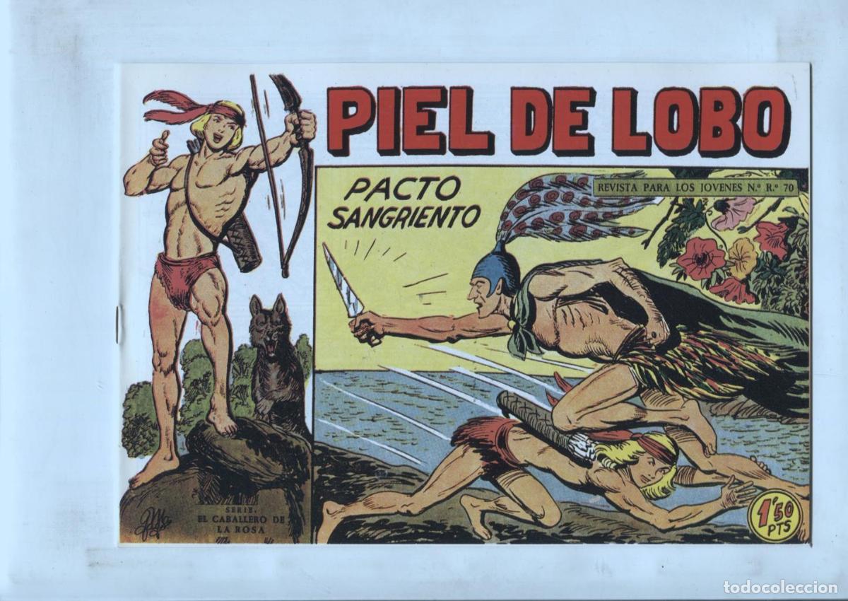 C&oacute;mics: Facsimil: Piel de Lobo numero 58: Pacto sangriento - Manuel Gago