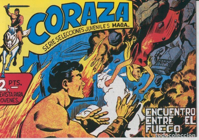 C&oacute;mics: Coraza, facsimil numero 27: Encuentro entre el fuego - Lopez Fajardo