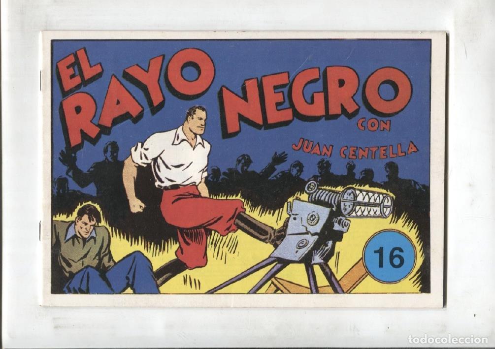 C&oacute;mics: Juan Centella facsimil edicion 2 en 1 numero 16: El rayo negro - Cossio - Foto 1