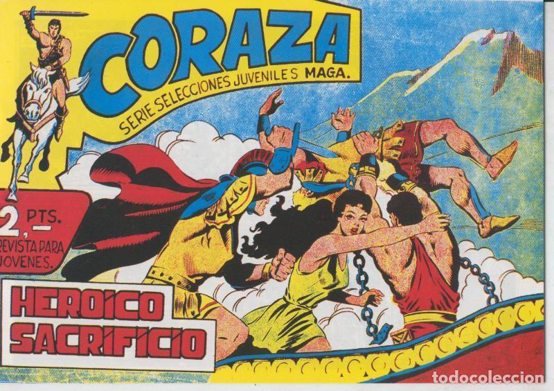 C&oacute;mics: Coraza, facsimil numero 44: Heroico sacrificio - Lopez Fajardo