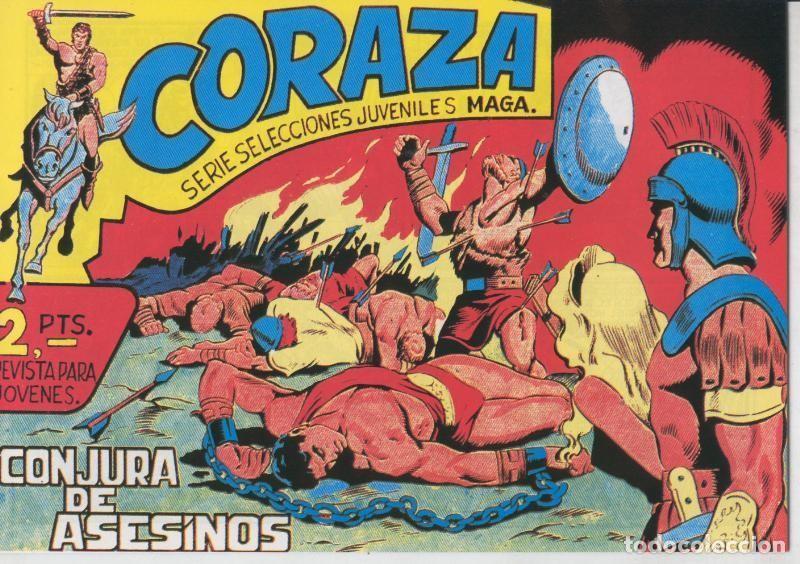 C&oacute;mics: Coraza, facsimil numero 55: Conjura de asesinos - Lopez Fajardo