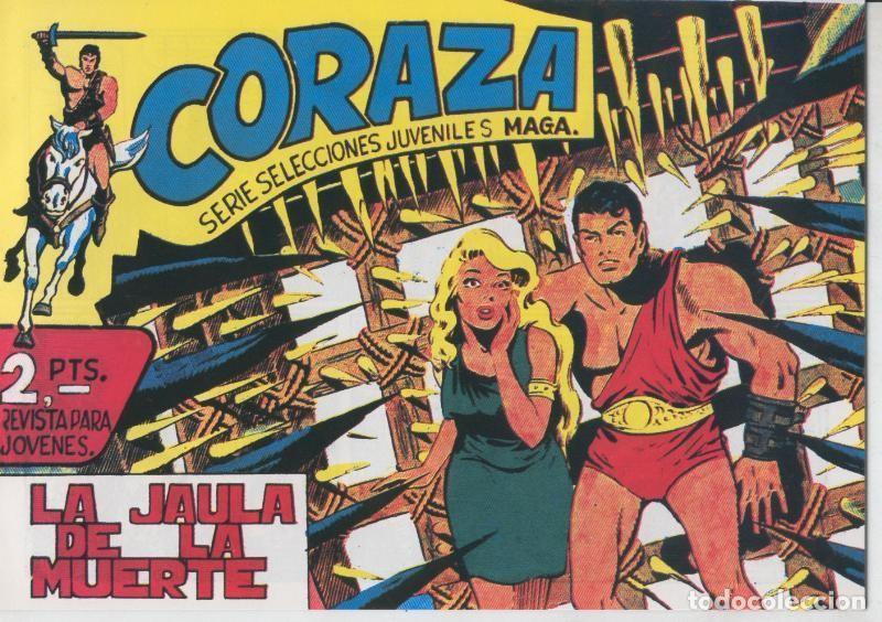 C&oacute;mics: Coraza, facsimil numero 60: La jaula de la muerte - Lopez Fajardo