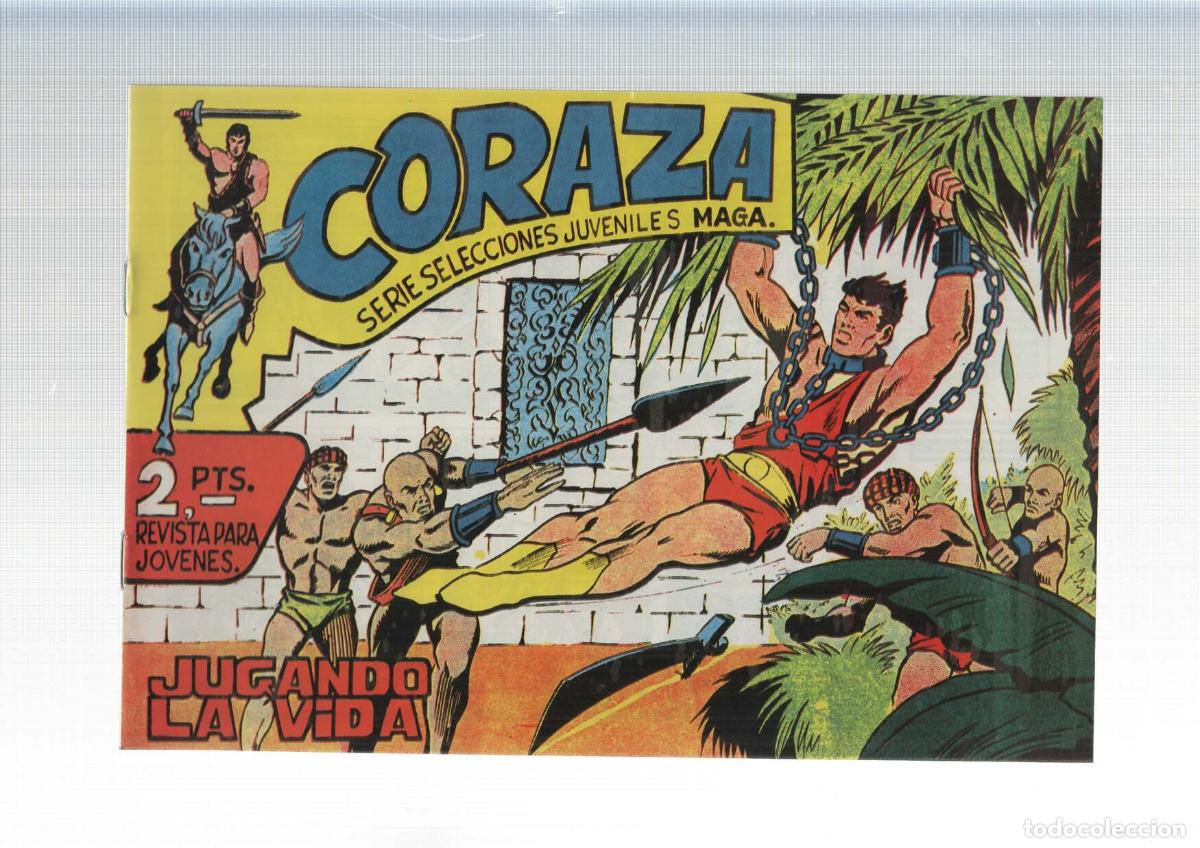 C&oacute;mics: Coraza, facsimil numero 11: Jugando la vida - Lopez Fajardo