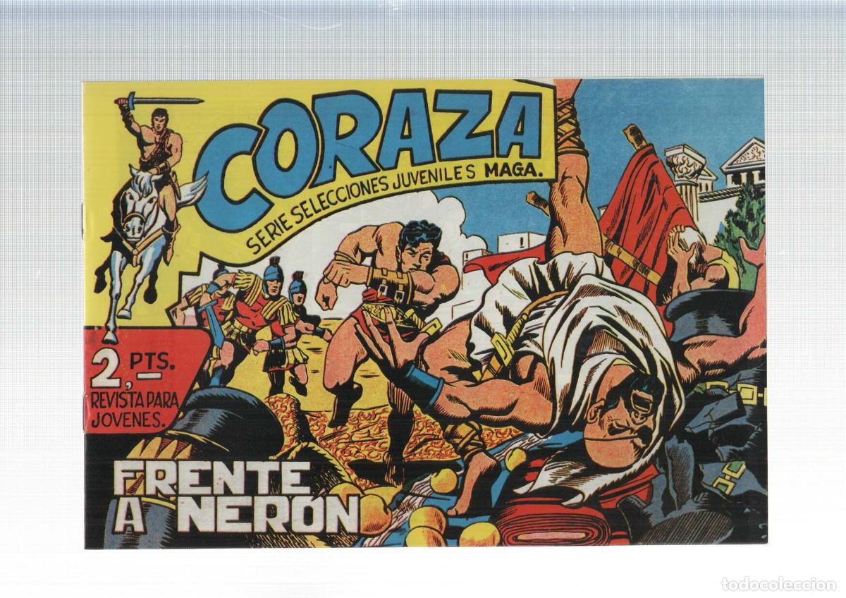 C&oacute;mics: Coraza, facsimil numero 16: Frente a Neron - Lopez Fajardo