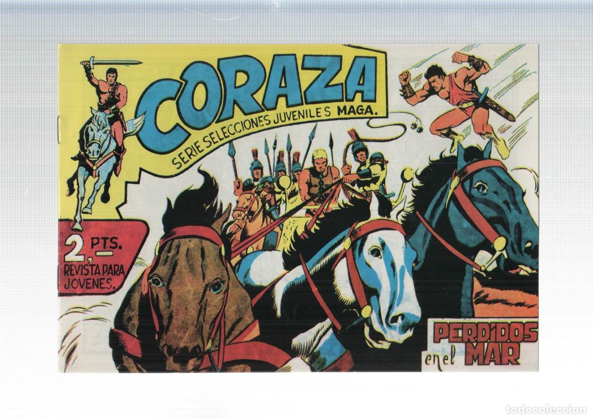 C&oacute;mics: Coraza, facsimil numero 62: perdidos en el mar - Lopez Fajardo - Foto 1