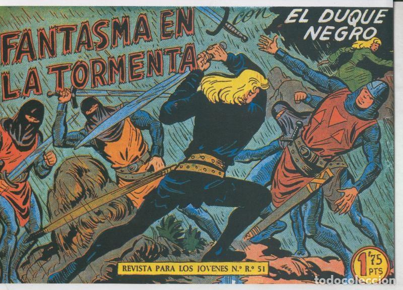 C&oacute;mics: Facsimil: El Duque Negro numero 22; Fantasma en la tormenta - Manuel Gago - Foto 1