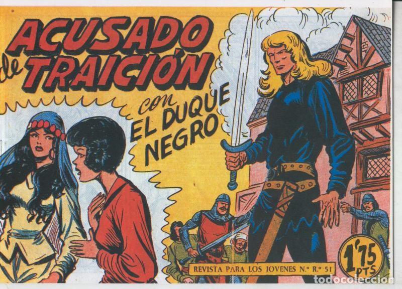 C&oacute;mics: Facsimil: El Duque Negro numero 18: Acusado de traicion - Manuel Gago - Foto 1