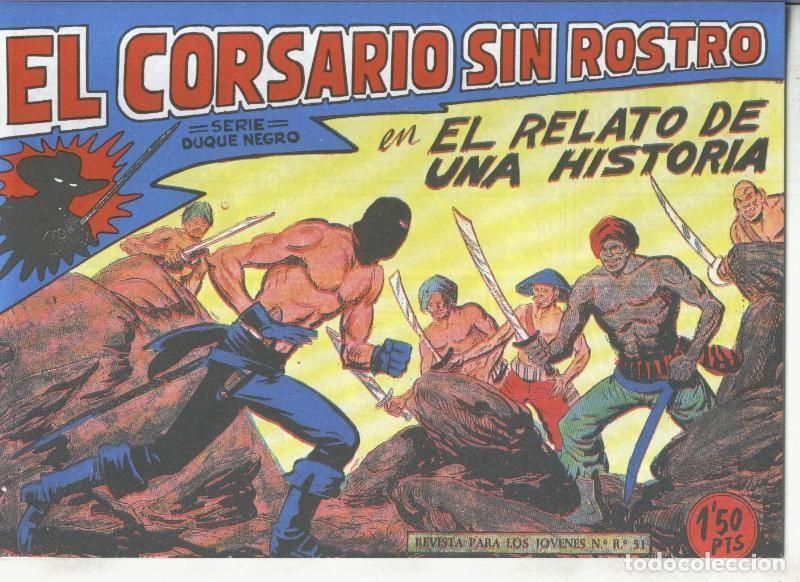 C&oacute;mics: Facsimil: El Corsario sin Rostro numero 33: El relato de una historia - Manuel Gago