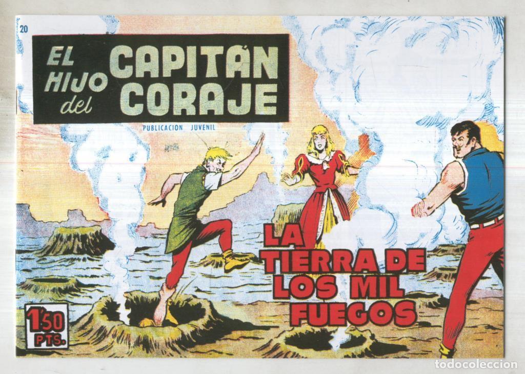 C&oacute;mics: El Hijo del Capitan Coraje facsimil numero 20: La tierra de los mil fuegos - Ferrando