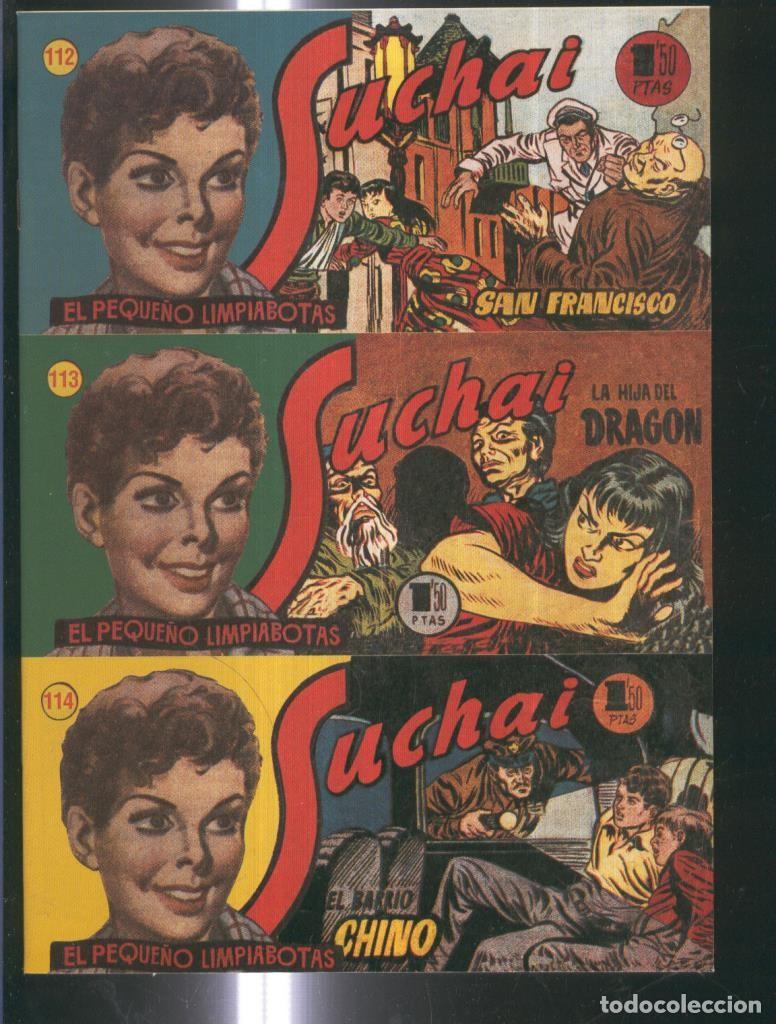 C&oacute;mics: Facsimil: Suchai 3 en 1 numero 112/114: El Barrio chino - Paludetti