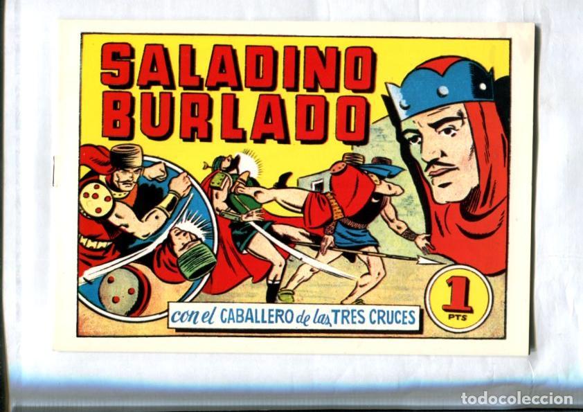 C&oacute;mics: Facsimil: El Caballero de las Tres Cruces numero 07: Saladino burlado - Angel Pardo
