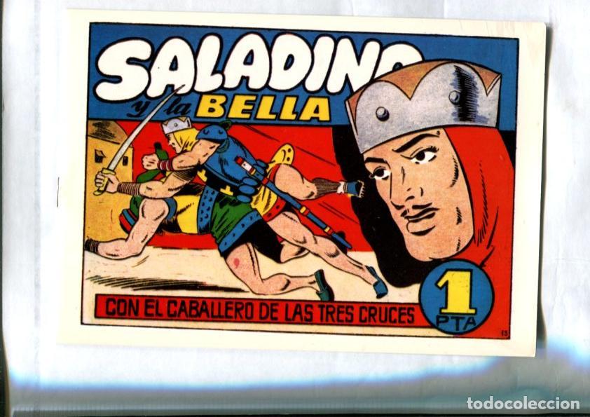 C&oacute;mics: Facsimil: El Caballero de las Tres Cruces numero 13: Saladino y la bella - Angel Pardo