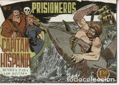 C&oacute;mics: Facsimil: Capitan Hispania numero 03: Prisioneros - Gonzalez Alacreu - Foto 1