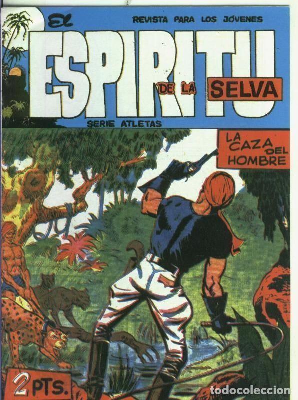 C&oacute;mics: Facsimil: El Espiritu de la Selva numero 39: La caza del hombre - Manuel Lopez Blanco