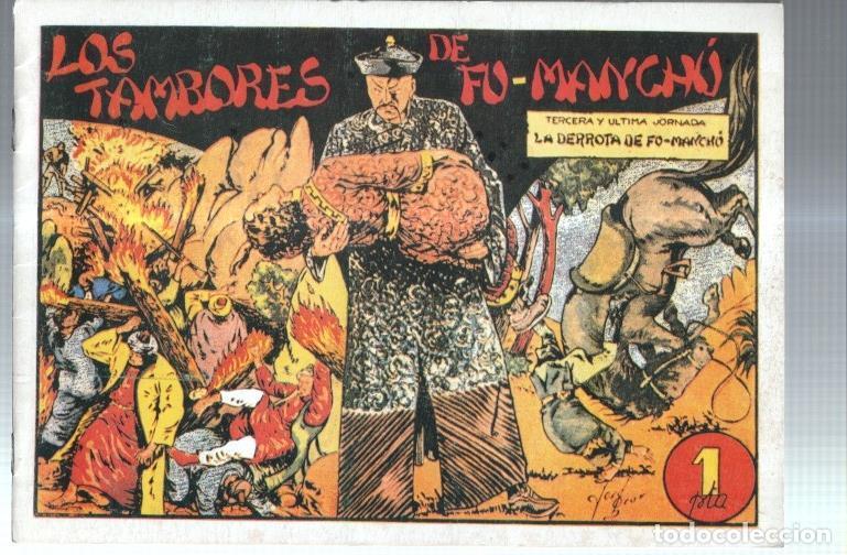 C&oacute;mics: Facsimil: Los Tambores de Fu Manchu , jornada tercera: La derrota de Fu-Manchu - Jose Grau