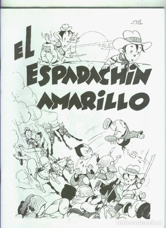C&oacute;mics: Facsimil: El Espadachin Amarillo (dibujos de Cozzi) - Cozzi