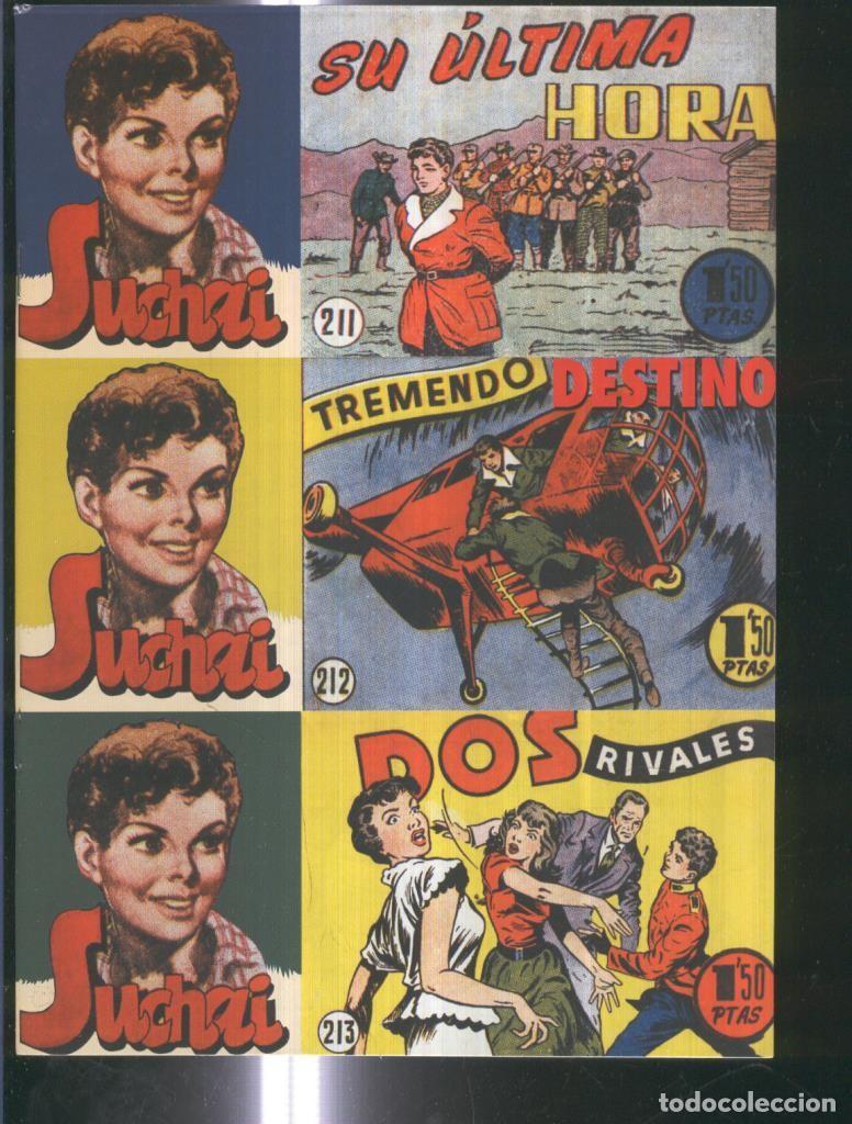 C&oacute;mics: Facsimil: Suchai 3 en 1 numero 211/213: Su ultima hora-Tremendo destino-Dos rivales - Paludetti