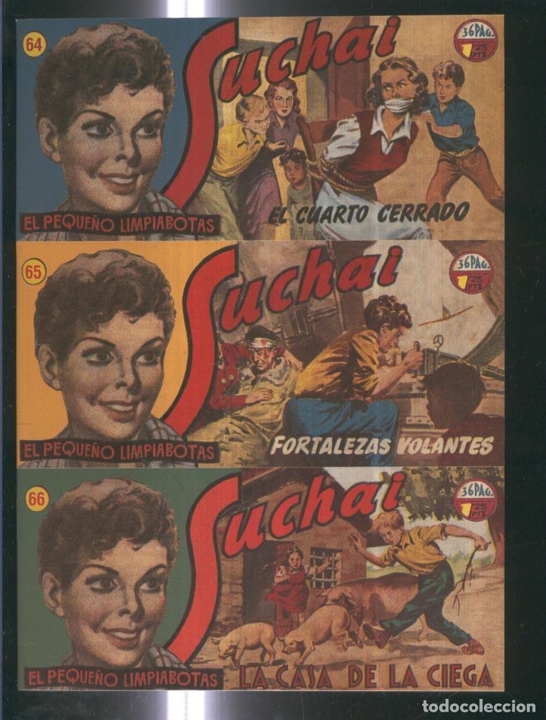 C&oacute;mics: Facsimil: Suchai 3 en 1 numero 064/66: Fortalezas volantes-El cuarto cerrado-La casa de la ciega - P