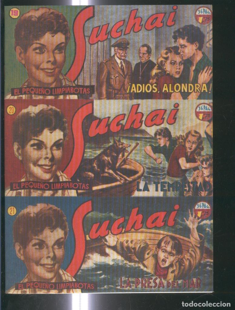 C&oacute;mics: Facsimil: Suchai 3 en 1 numero 019/021: La presa del mar-Adios Alondra-La tempestad - Paludetti