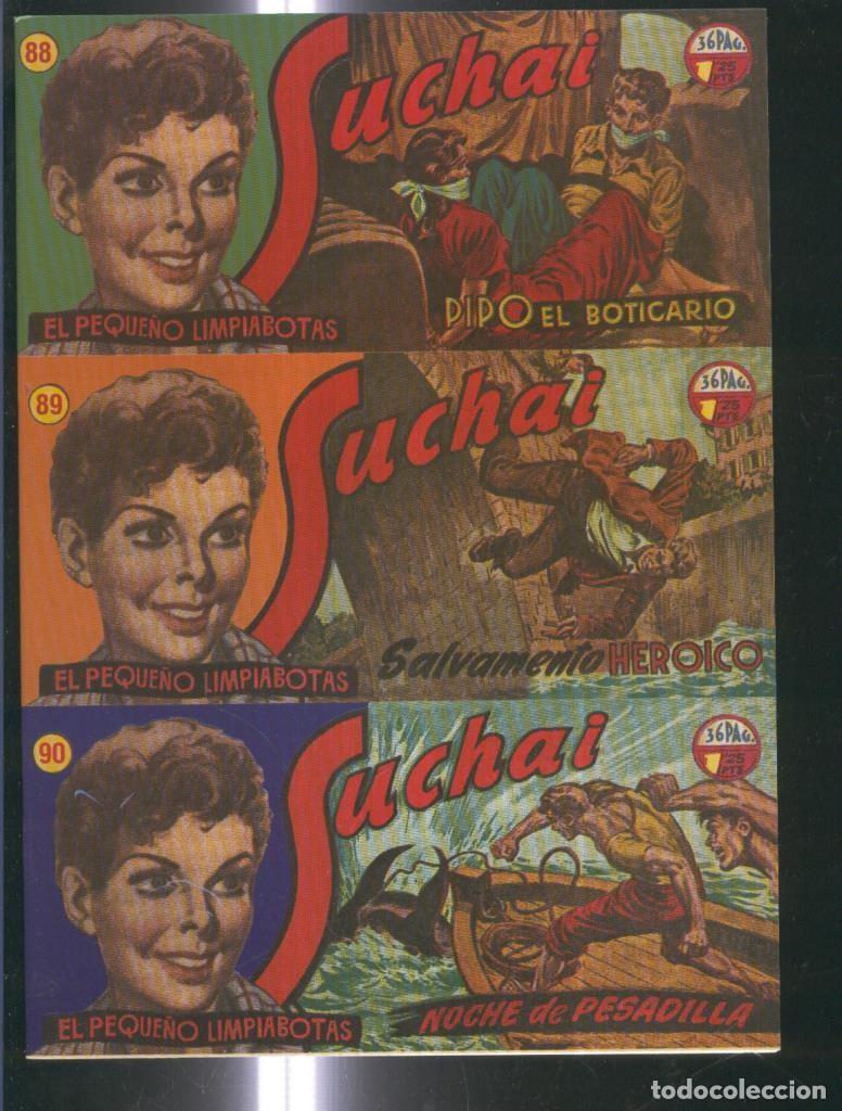 Comics: Facsimil: Suchai 3 en 1 numero 088/090: Pipo el boticario-Salvamento heroico-Noche de pesadilla - Pa