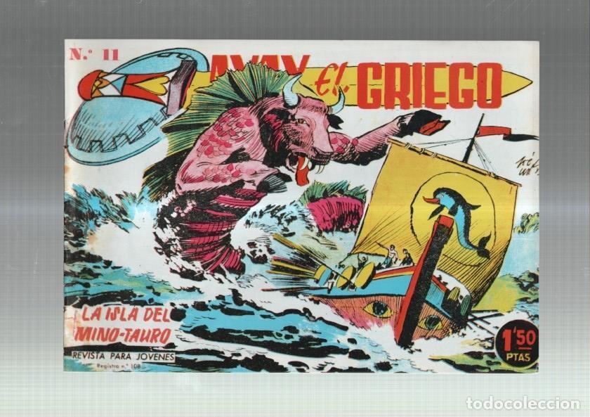 C&oacute;mics: Facsimil: Ayax el Griego numero 11: La isla del Mino-Tauro - Jose Luis