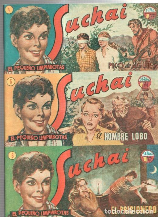 C&oacute;mics: Facsimil: Suchai 3 en 1 numero 004/006: Pico de Aguila-El hombre lobo-El prisionero - Paludetti