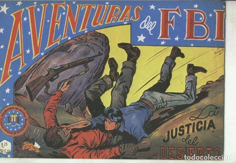 C&oacute;mics: Aventuras del FBI facsimil numero 058: La justicia del desierto - Luis Bermejo-Lopez Blanco