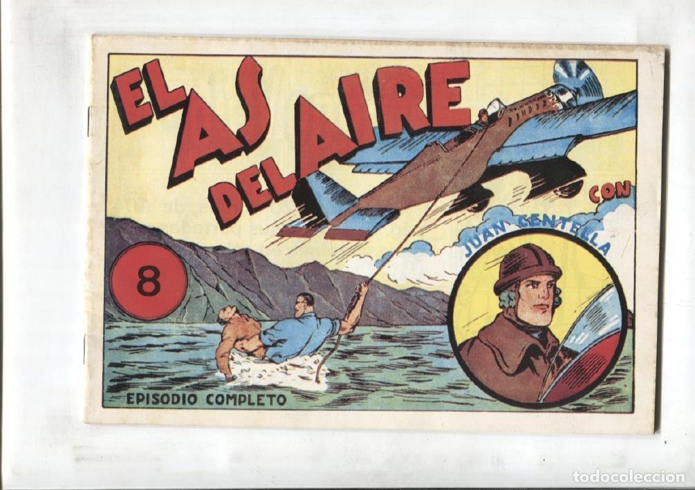 C&oacute;mics: Juan Centella facsimil edicion 2 en 1 numero 08: El as del aire - Cossio - Foto 1