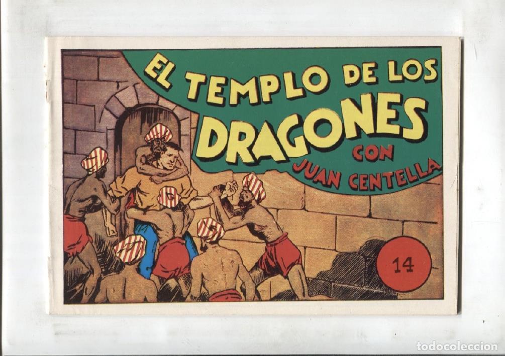 C&oacute;mics: Juan Centella facsimil edicion 2 en 1 numero 14: El templo de los dragones - Cossio - Foto 1